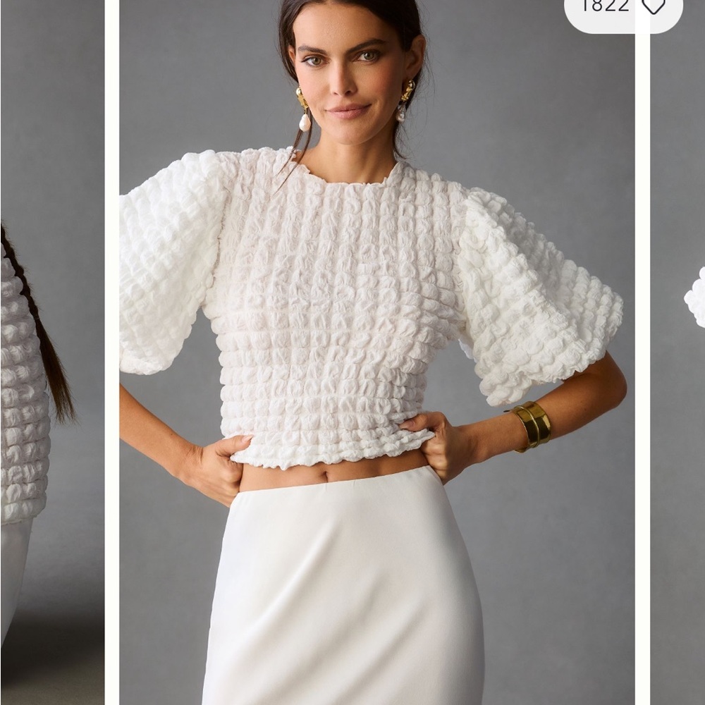 Anthropologie Textured top
